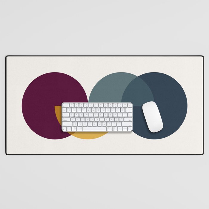 Geometric Harmony II Desk Mat Gallery Image 1