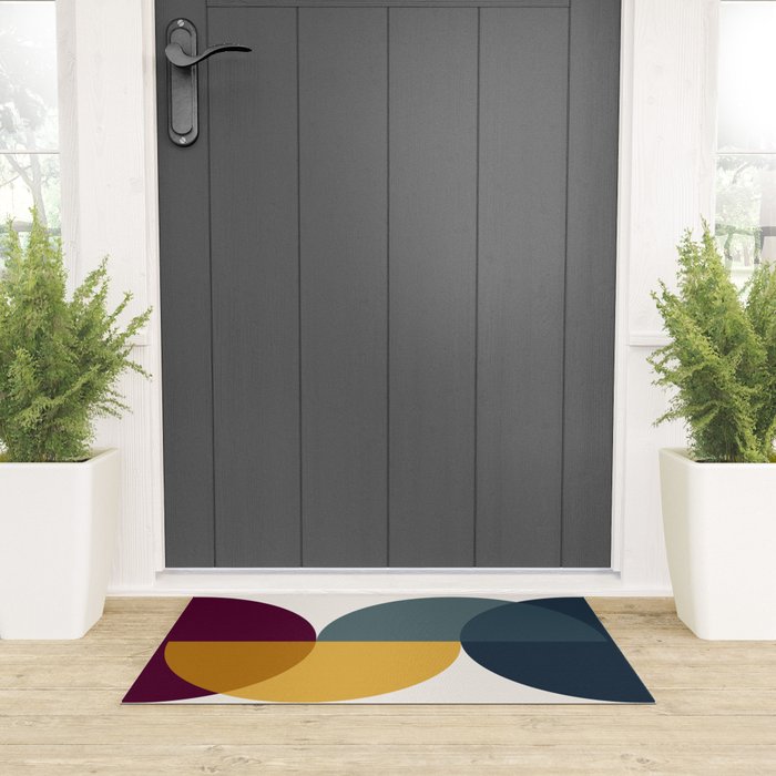 Geometric Harmony II Welcome Mat Gallery Image 3