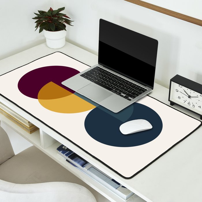 Geometric Harmony II Desk Mat Gallery Image 2