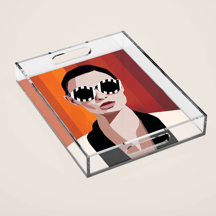 The Face of Fashion 6 Acrylic Tray Gallery Image 1