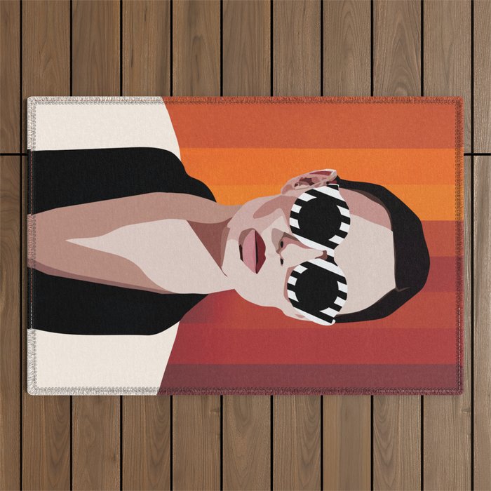 The Face of Fashion 6 Outdoor Rug Gallery Image 1