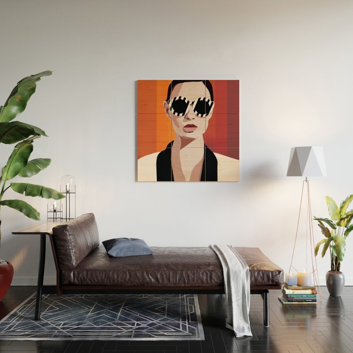 The Face of Fashion 6 Wood Wall Art Gallery Image 2