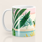 Shangri La Sunrise Tropical Poolside Scene Coffee Mug Gallery Image 3