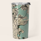 Boston City Map of the United States - Vintage Travel Mug Gallery Image 2