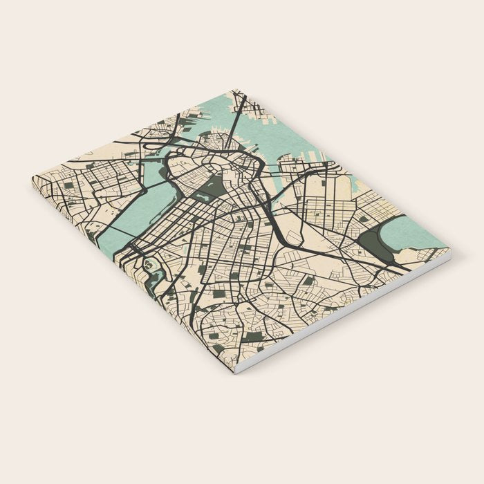 Boston City Map of the United States - Vintage Notebook Gallery Image 2