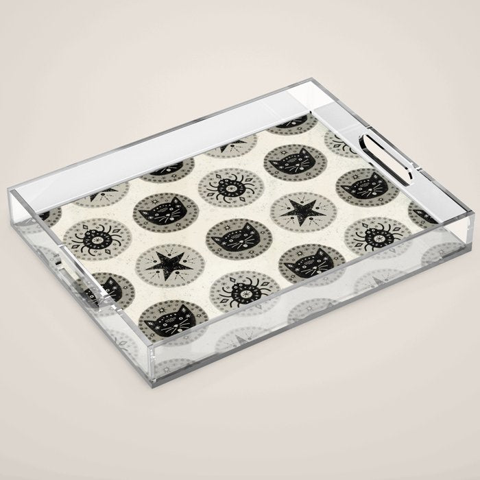 Star Cat | Halloween Neutral Acrylic Tray Gallery Image 1