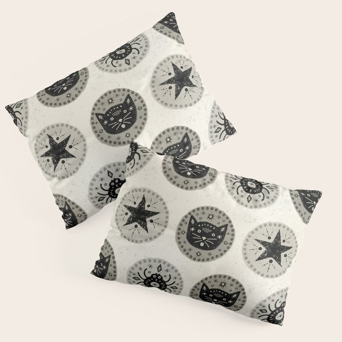 Star Cat | Halloween Neutral Pillow Sham Gallery Image 1