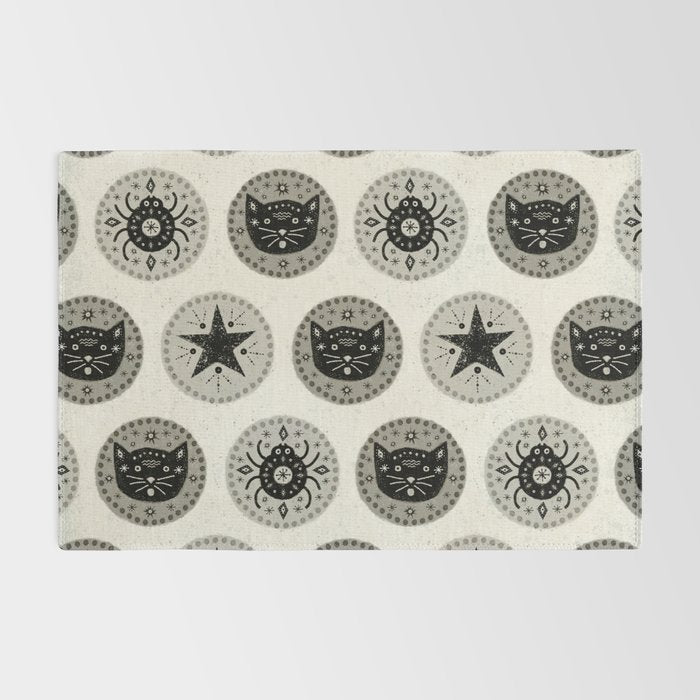 Star Cat | Halloween Neutral Rug Gallery Image 2