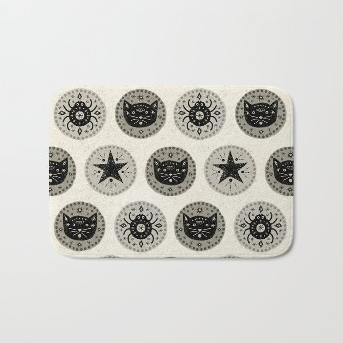 Star Cat | Halloween Neutral Bath Mat Gallery Image 1