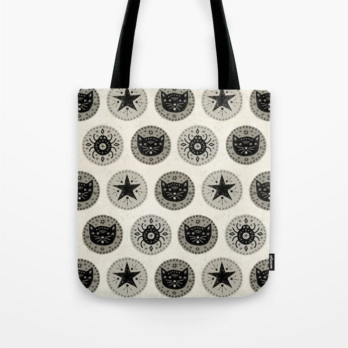 Star Cat | Halloween Neutral Tote Bag Gallery Image 1