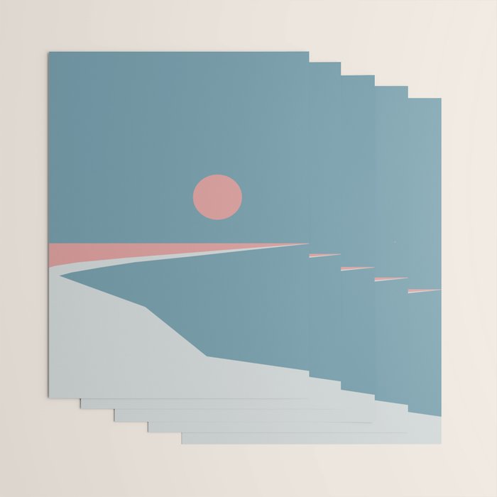 Sunset at Newton Wrapping Paper Gallery Image 3