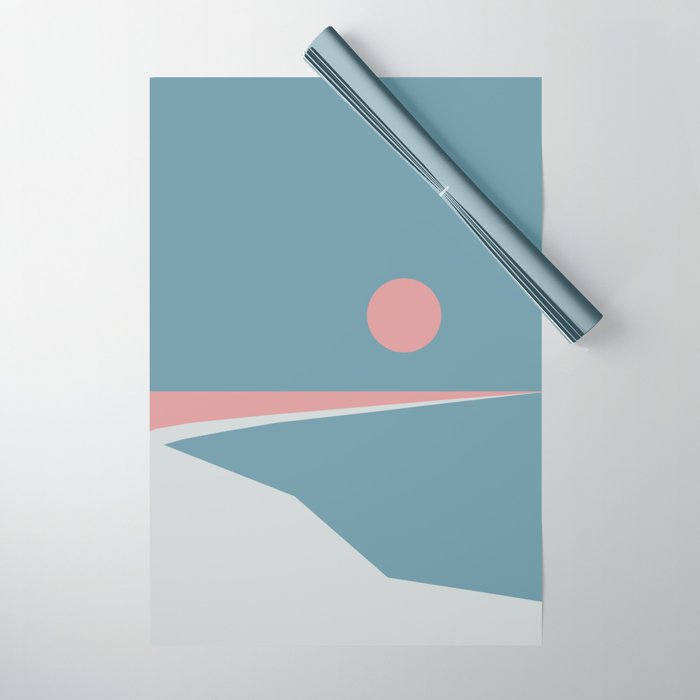 Sunset at Newton Wrapping Paper Gallery Image 1