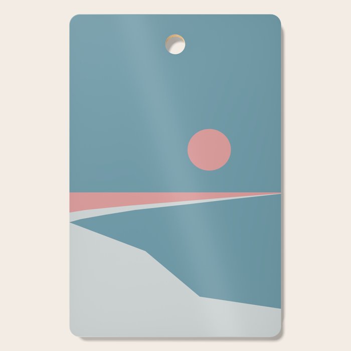 Sunset at Newton Cutting Board Gallery Image 1