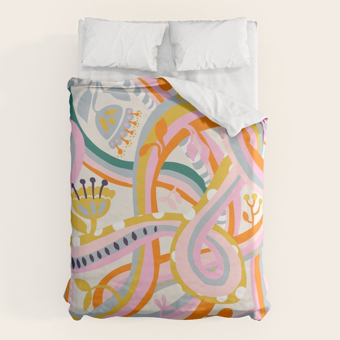 Botanical dopamine Exhibition Stockholm Duvet Cover Gallery Image 1