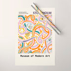 Botanical dopamine Exhibition Stockholm Wrapping Paper Gallery Image 1