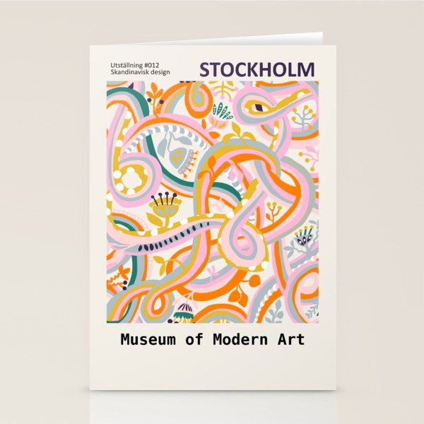 Botanical dopamine Exhibition Stockholm Stationery Card Gallery Image 2