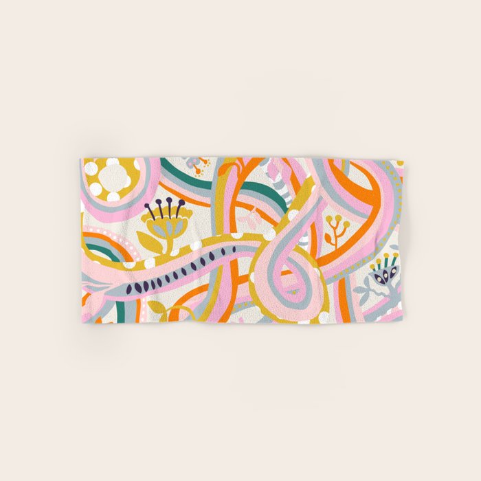 Botanical dopamine Exhibition Stockholm Bath Towel Gallery Image 1