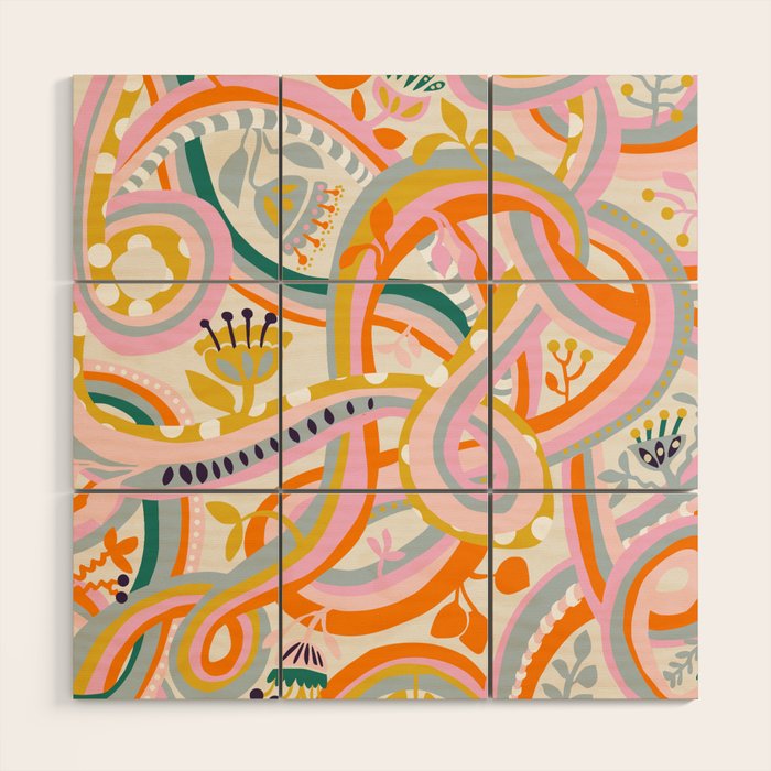 Botanical dopamine Exhibition Stockholm Wood Wall Art Gallery Image 1