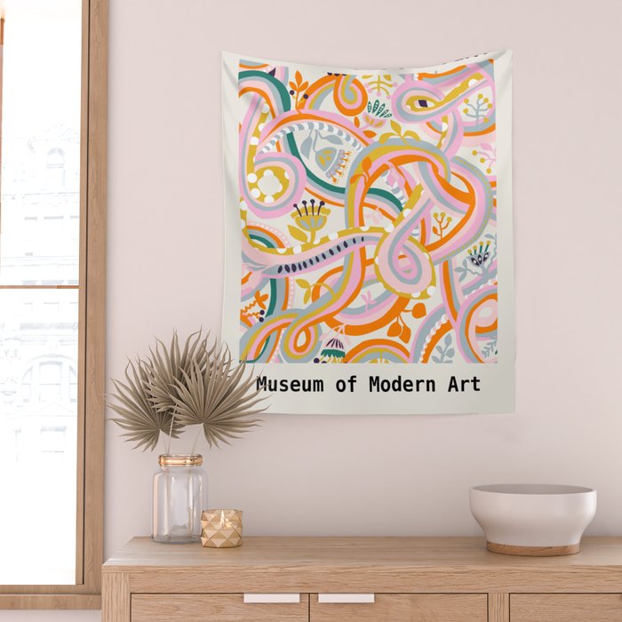 Botanical dopamine Exhibition Stockholm Wall Tapestry Gallery Image 2