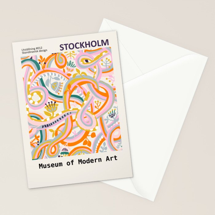 Botanical dopamine Exhibition Stockholm Stationery Card Gallery Image 2