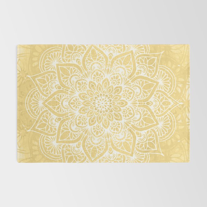 Mandala, Floral, Sun, Wall Art Boho Rug Gallery Image 2