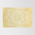 Mandala, Floral, Sun, Wall Art Boho Rug Gallery Image 2