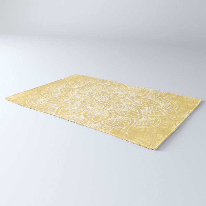 Mandala, Floral, Sun, Wall Art Boho Rug Gallery Image 3