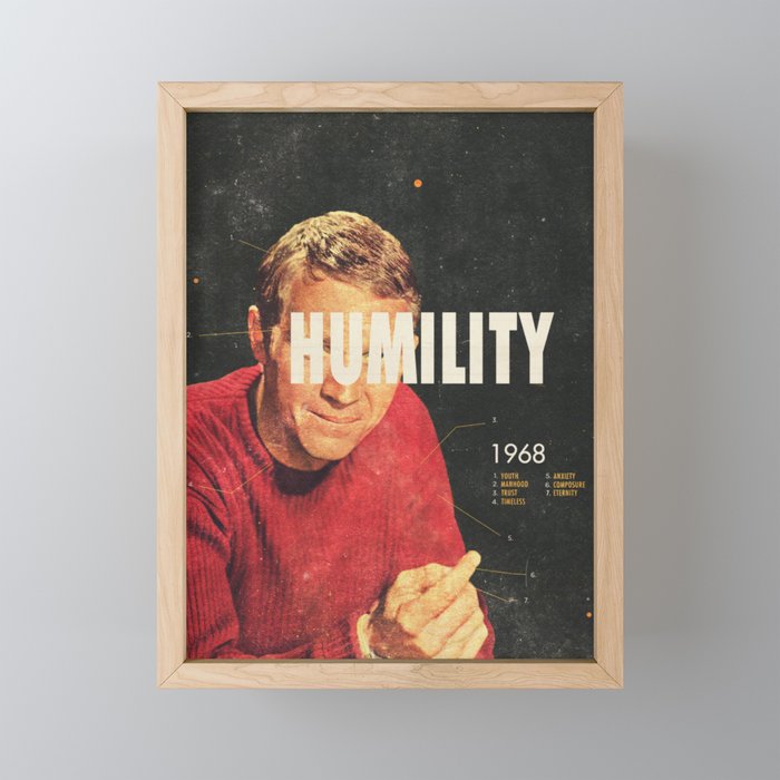 Humility 1968 Mini Art Print Gallery Image 1