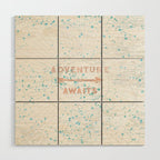 Adventure Awaits Rose Gold Wood Wall Art Gallery Image 1