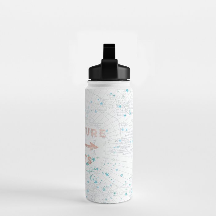 Adventure Awaits Rose Gold Water Bottle Gallery Image 2