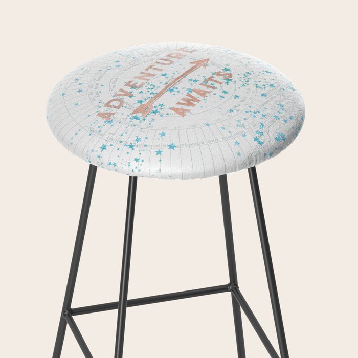 Adventure Awaits Rose Gold Stool Gallery Image 2