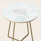 Adventure Awaits Rose Gold Side Table Gallery Image 2