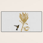 Hummingbird & Flower I Desk Mat Gallery Image 3