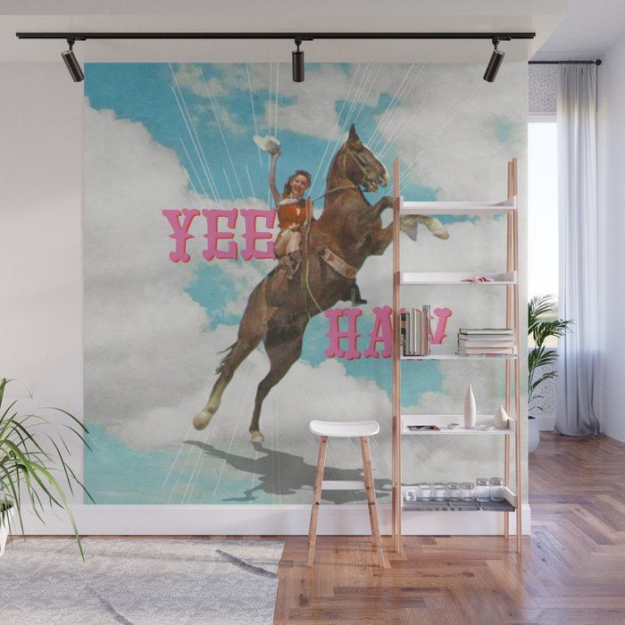 YEE HAW Wall Mural Gallery Image 1