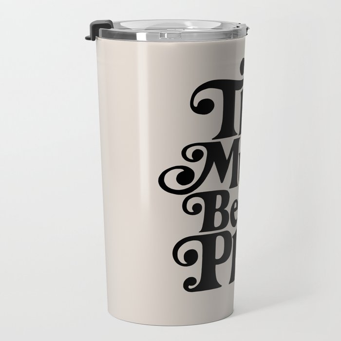 This Must Be The Place - Black & Beige Travel Mug Gallery Image 3