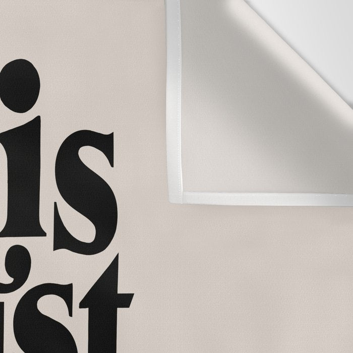 This Must Be The Place - Black & Beige Wall Tapestry Gallery Image 3