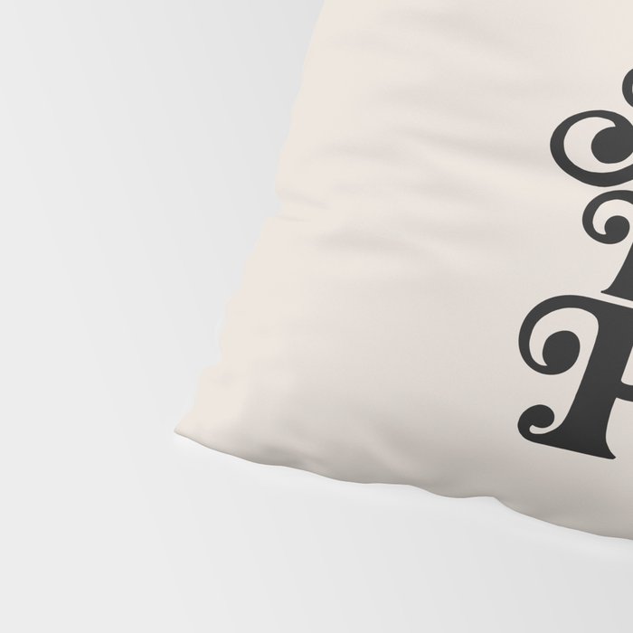 This Must Be The Place - Black & Beige Pillow Sham Gallery Image 4