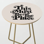 This Must Be The Place - Black & Beige Side Table Gallery Image 2