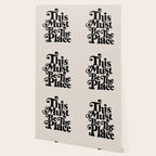 This Must Be The Place - Black & Beige Wallpaper Gallery Image 2