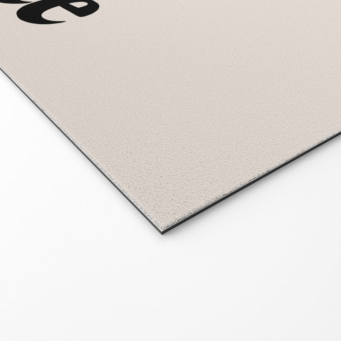 This Must Be The Place - Black & Beige Welcome Mat Gallery Image 2