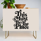 This Must Be The Place - Black & Beige Credenza Gallery Image 1