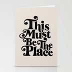 This Must Be The Place - Black & Beige Stationery Card Gallery Image 2