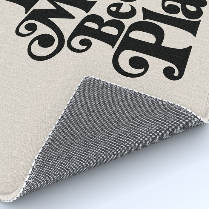 This Must Be The Place - Black & Beige Rug Gallery Image 4
