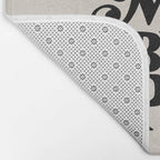 This Must Be The Place - Black & Beige Bath Mat Gallery Image 2