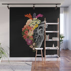 Flower Heart Spring Wall Mural Gallery Image 1
