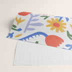 Colorful abstract flower art pattern Wrapping Paper Gallery Image 2