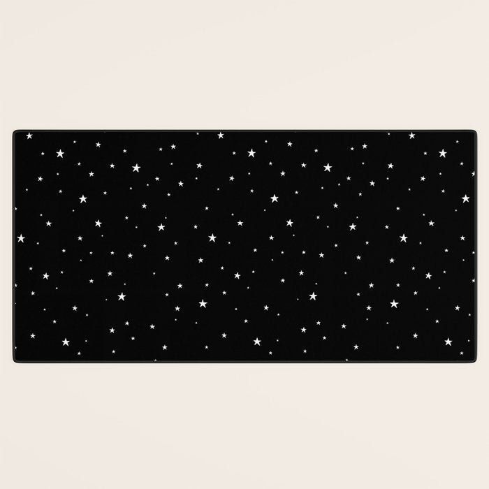 Tiny Stars Dark Desk Mat Gallery Image 3