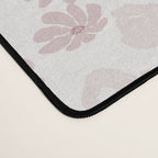Soft meadow blooms - baby pink, rosy blush and warm beige floral pattern Desk Mat Gallery Image 4