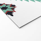 Southwest Santa Fe Geometric Tribal Indian Pattern Welcome Mat Gallery Image 2