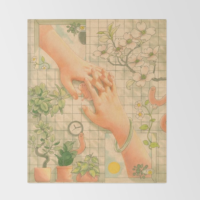 Self Care Throw Blanket Gallery Image 2